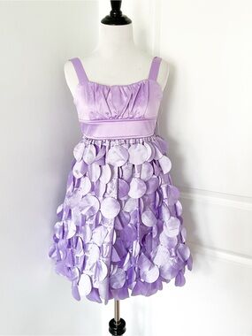 Ruby Rox Lilac Party Dress with Petal Skirt